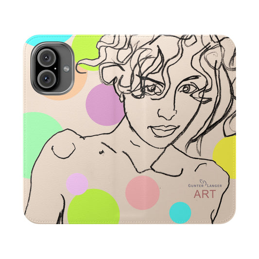 Flip Cases - Motiv: Bea, farbige Punkte