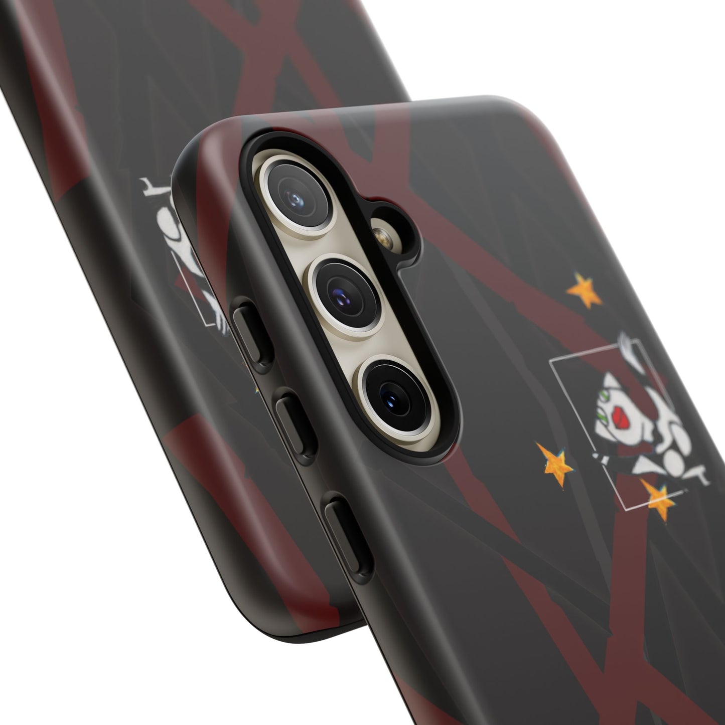 Tough Cases - Google Pixel - Samsung Galaxy - Motiv:  "Miau" klein H 8 cm, Sternenhimmel, Mikado3