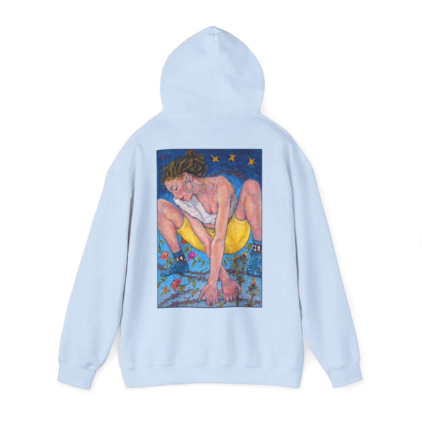 Unisex Heavy Blend™ Hooded Sweatshirt - Motiv: Rückseite "Alva", H43 cm