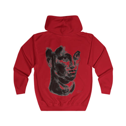 Unisex Full Zip Hoodie - Motiv: Front Logo & Rückseite Paul