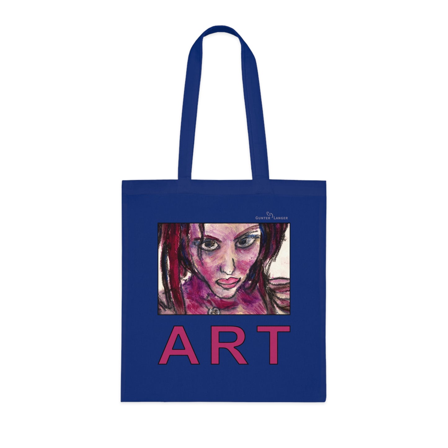 Cotton Tote - Motiv: Lola ART, einseitig bedruckt, H 17,5 cm