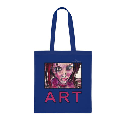Cotton Tote - Motiv: Lola ART, einseitig bedruckt, H 17,5 cm