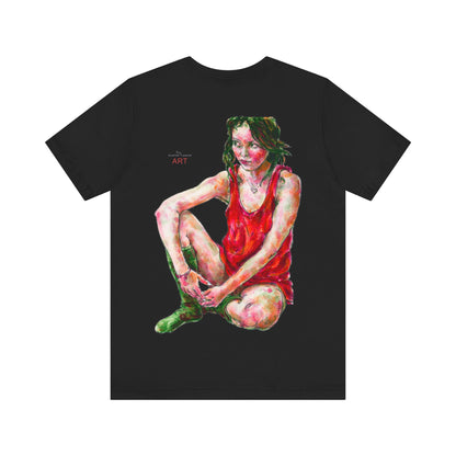 Unisex Jersey Short Sleeve Tee - Motiv: Front Alea (Ausschnitt) & Rückseite  Alea