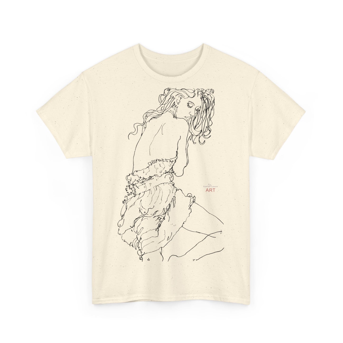Unisex Heavy Cotton Tee - Motiv: Front Giselle