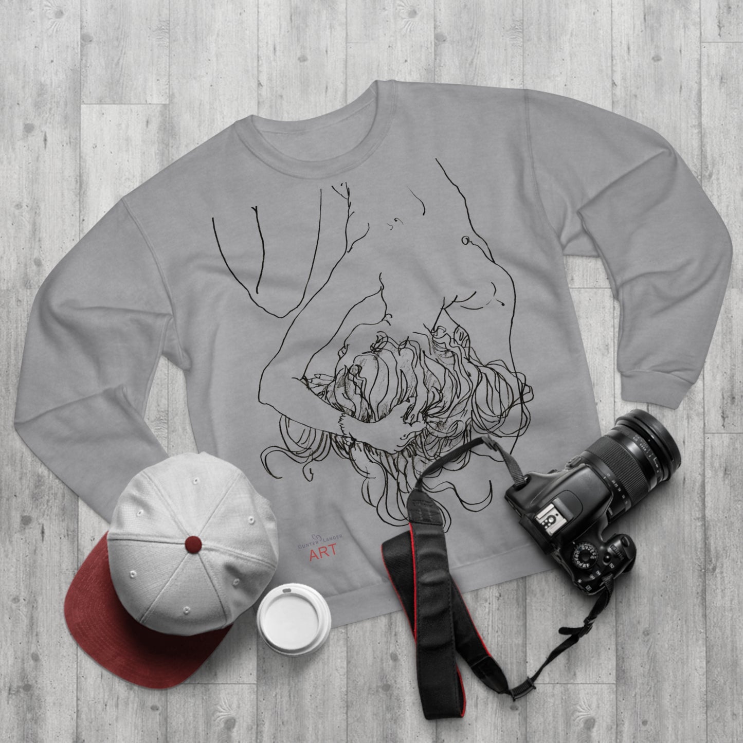 Unisex Crew Neck Sweatshirt (EU) - Motiv: Frontseite Alisha