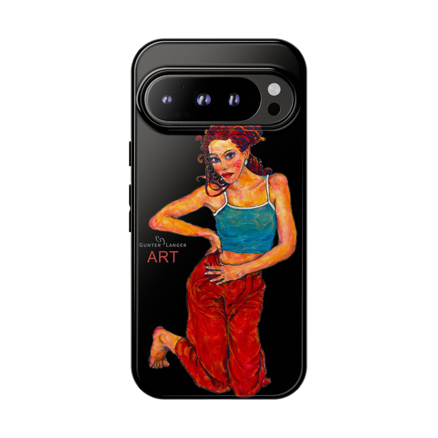 Tough Cases - Google Pixel - Samsung Galaxy - Motiv: Lea, Schwarz