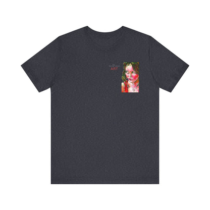 Unisex Jersey Short Sleeve Tee - Motiv: Front Alea (Ausschnitt) & Rückseite  Alea