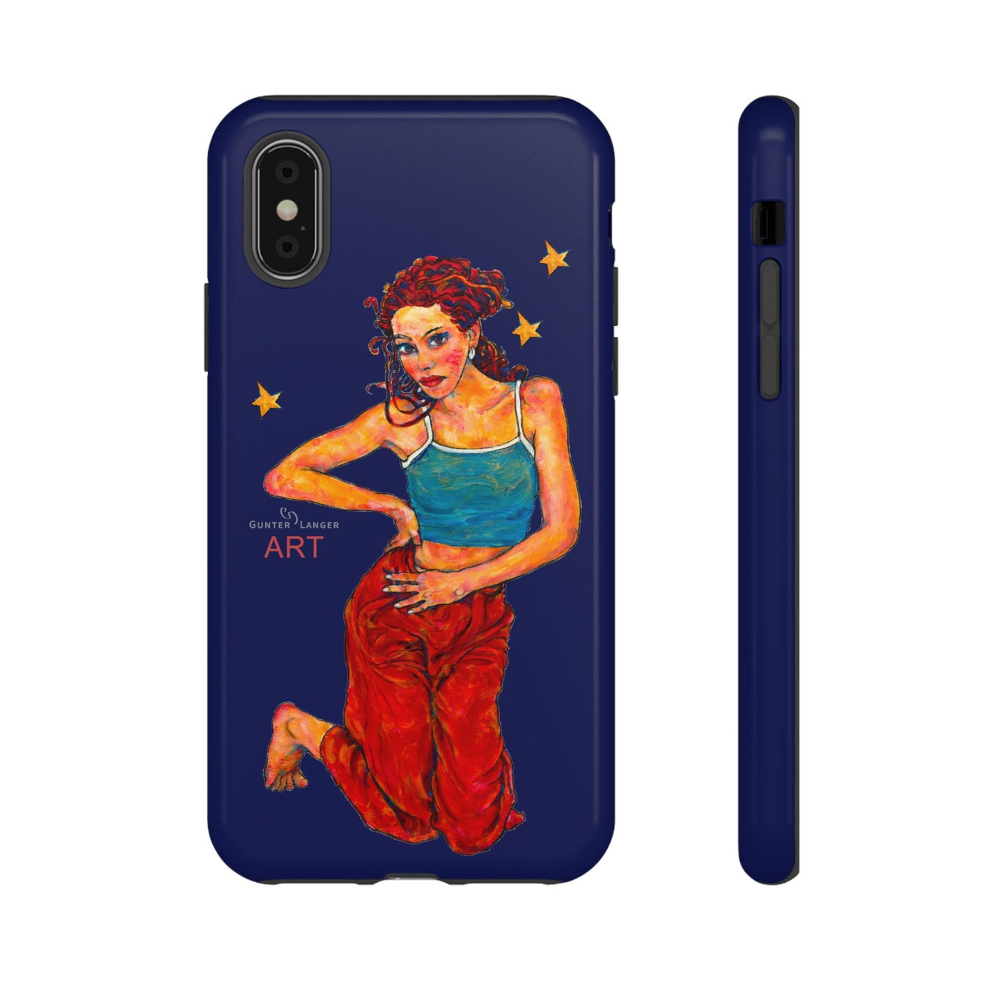 Tough Cases - iPhone - Motiv: Lea, Sternenhimmel