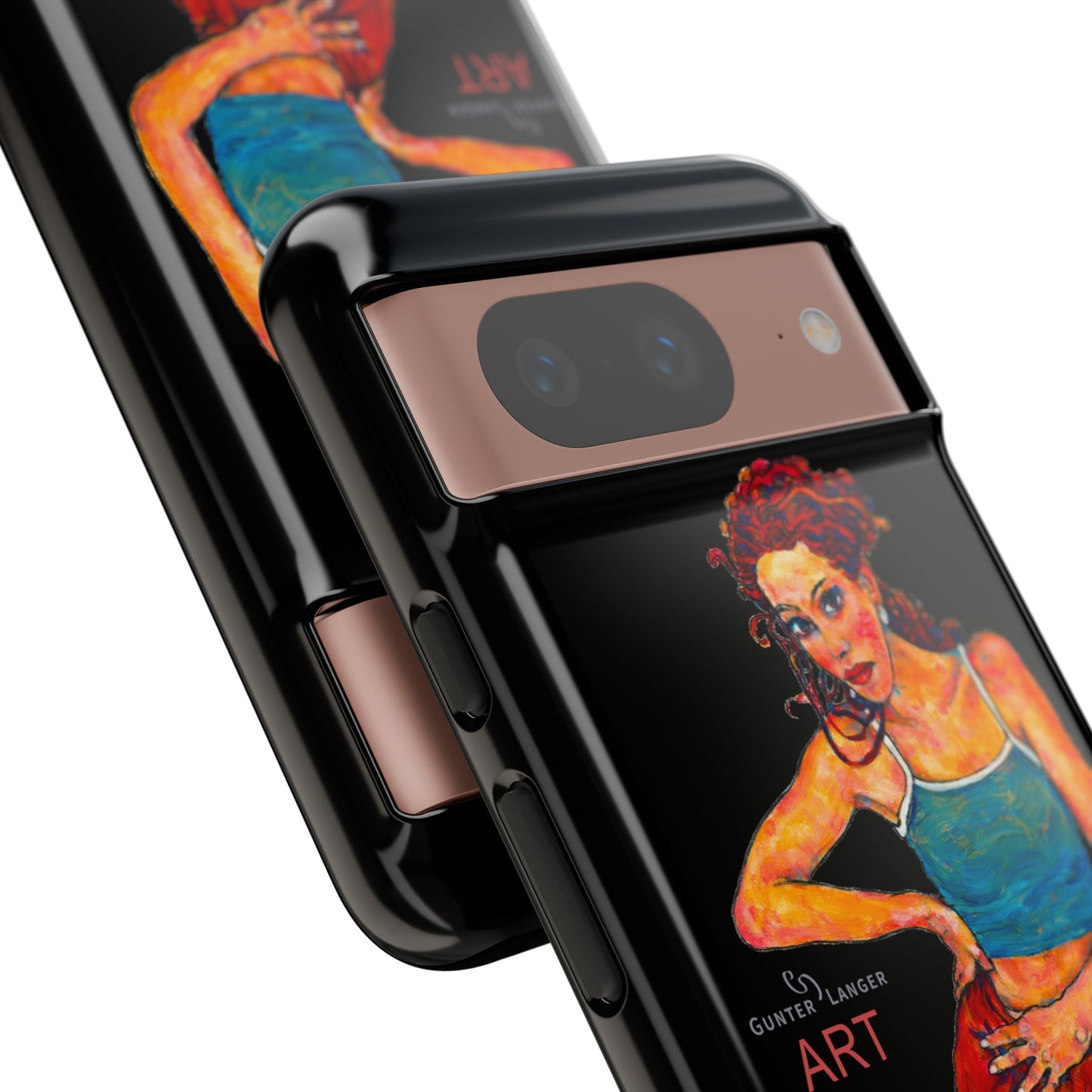 Tough Cases - Google Pixel - Samsung Galaxy - Motiv: Lea, Schwarz