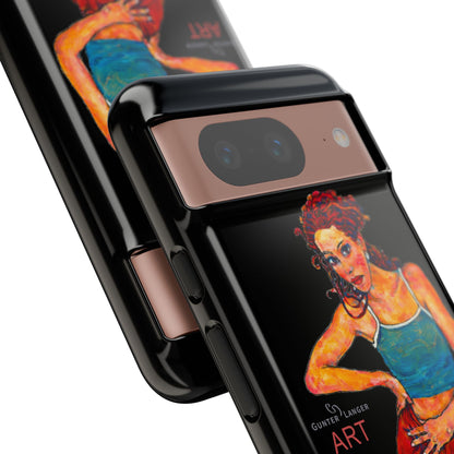 Tough Cases - Google Pixel - Samsung Galaxy - Motiv: Lea, Schwarz