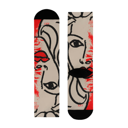 Sublimation Crew Socks (EU) - Motiv: Louisa M