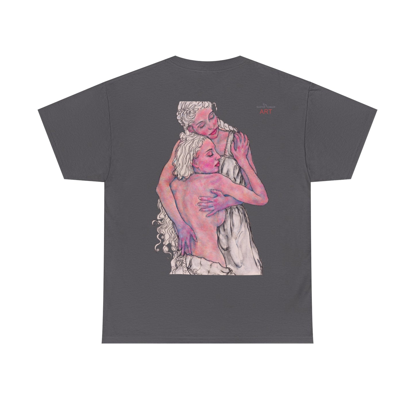 Unisex Heavy Cotton Tee - Motiv: Rückseite Zuflucht (groß)