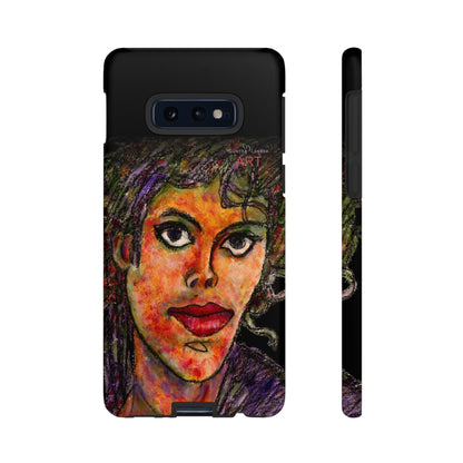 Tough Cases - Google Pixel - Samsung Galaxy - Motiv: MJ, Schwarz