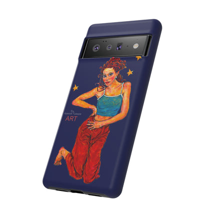 Tough Cases - Google Pixel - Samsung Galaxy - Motiv: Lea, Sternenhimmel