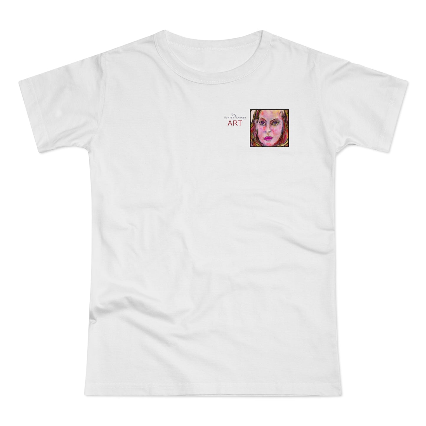 Single Jersey Women's T-shirt - Motiv: Johanna, H 7 cm