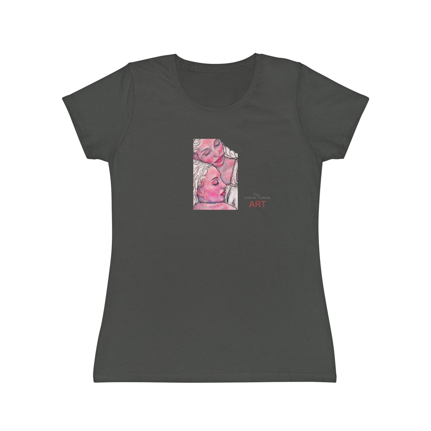 Women's Iconic T-Shirt - Motiv: Zuflucht (klein) & Zuflucht (groß)
