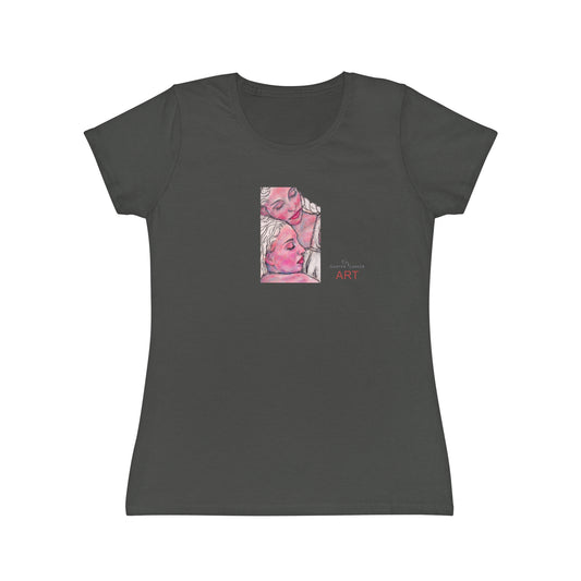 Women's Iconic T-Shirt - Motiv: Zuflucht (klein) & Zuflucht (groß)