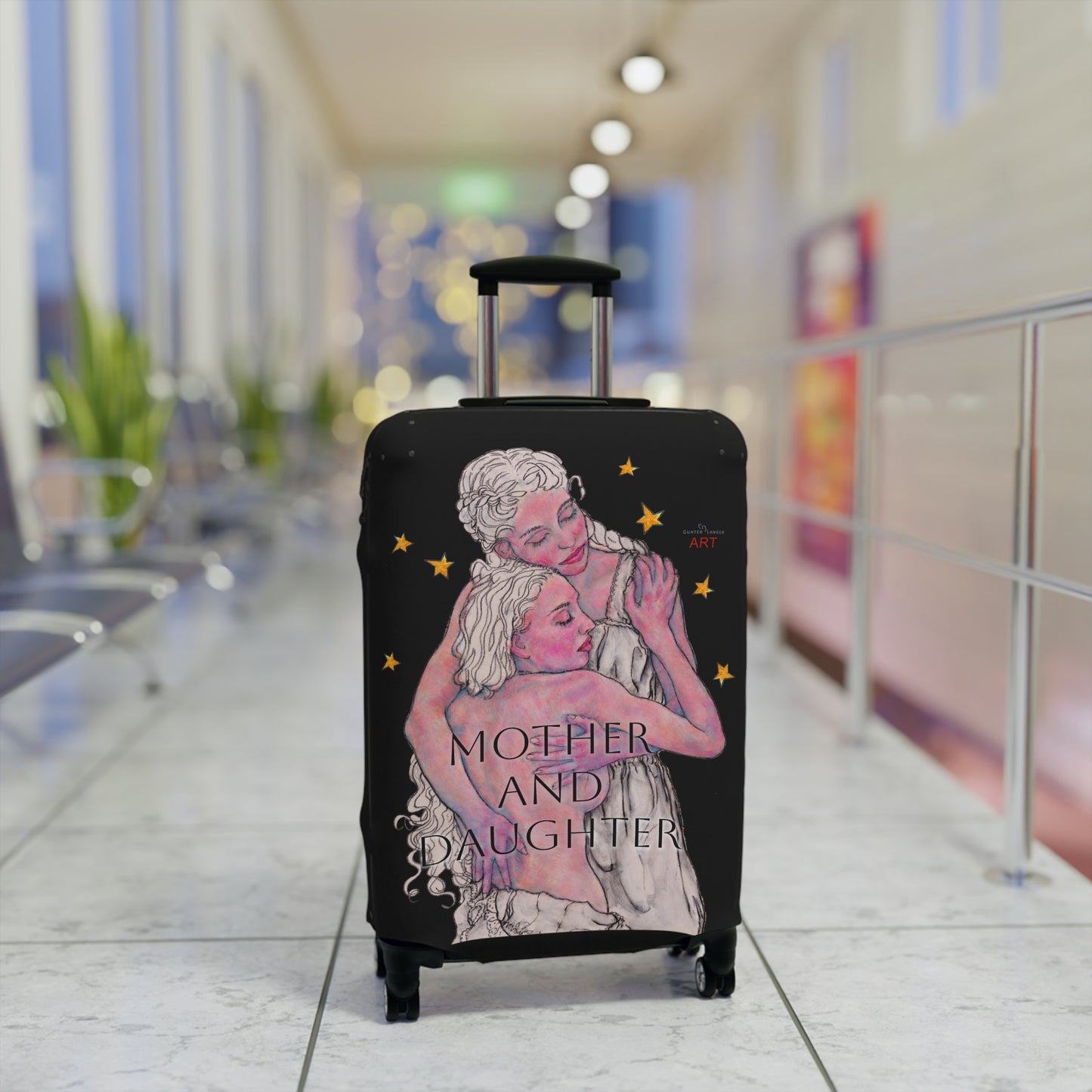 Luggage Cover - Mutter und Tochter - Motiv: Zuflucht, Sterne