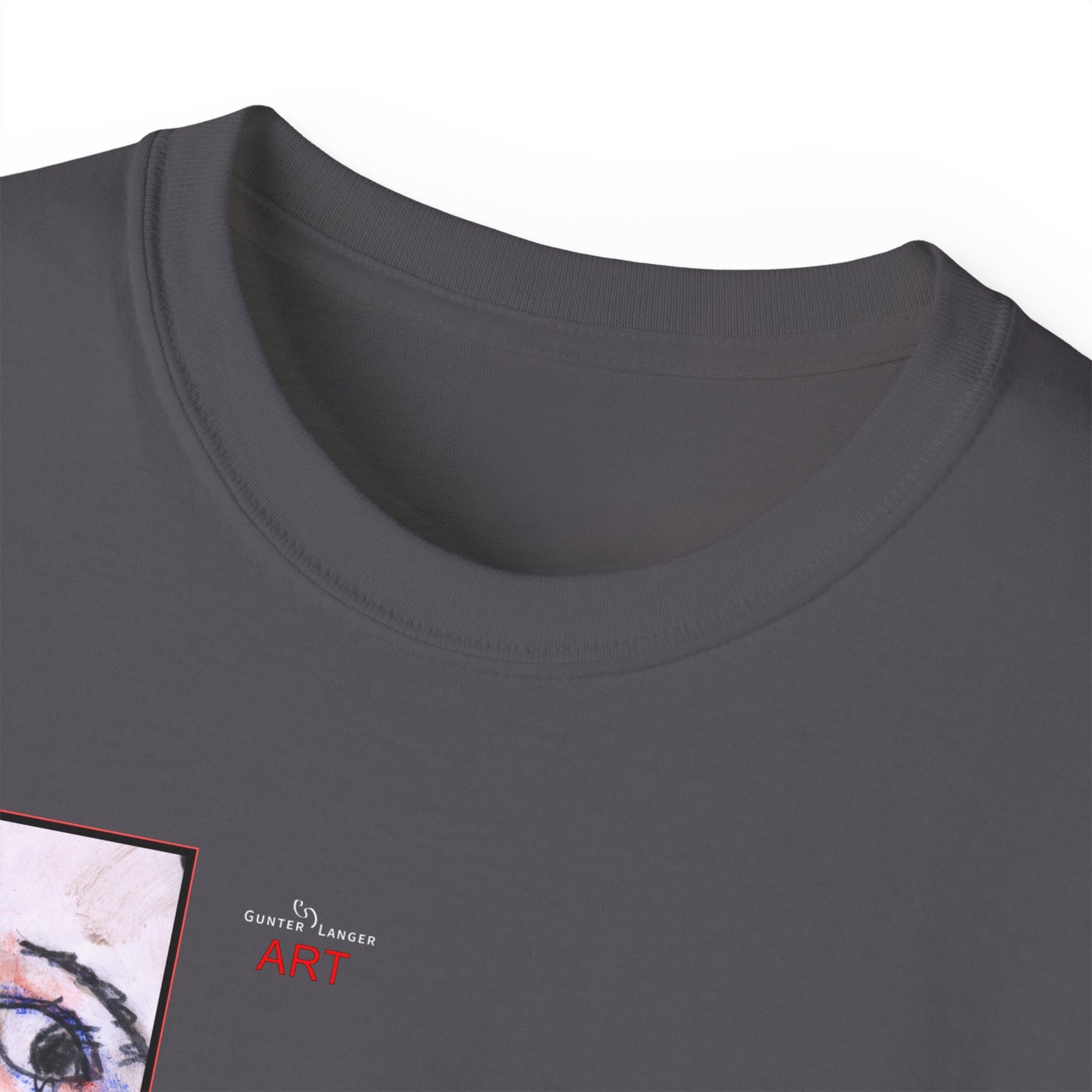Unisex Ultra Cotton Tee - Motiv: Front Annette (Ausschnitt) & Rückseite Annette