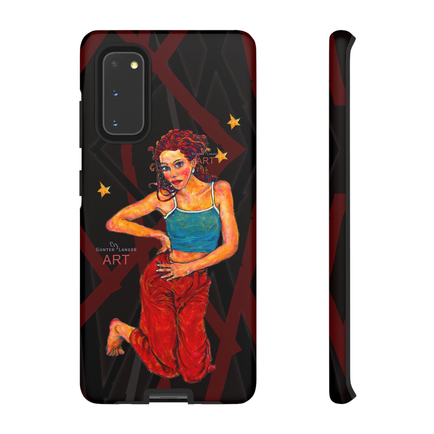 Tough Cases - Google Pixel - Samsung Galaxy - Motiv: Lea, Sternenhimmel, Mikado3