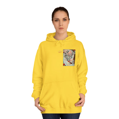 Unisex College Hoodie - Motiv: Front Nähe & Rückseite Nähe (gerahmt)