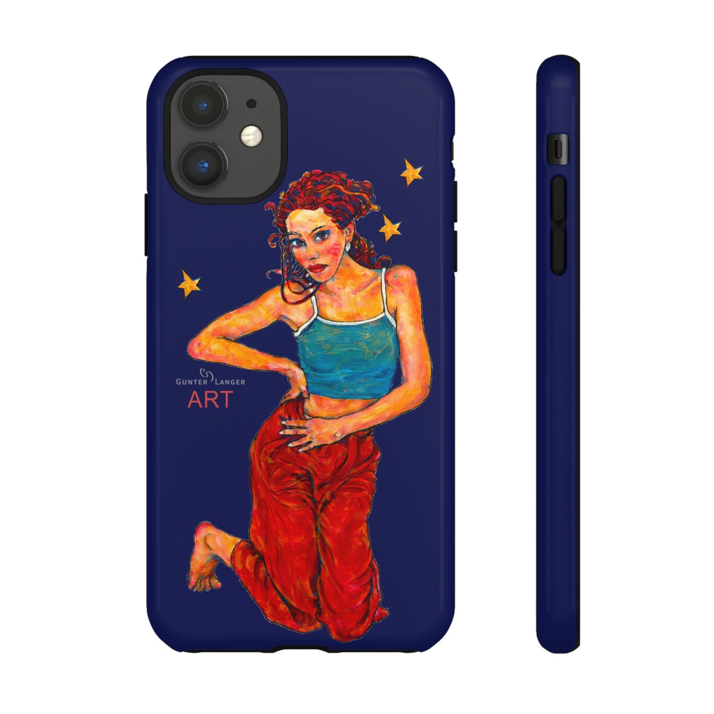 Tough Cases - iPhone - Motiv: Lea, Sternenhimmel