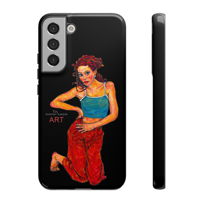 Tough Cases - Google Pixel - Samsung Galaxy - Motiv: Lea, Schwarz