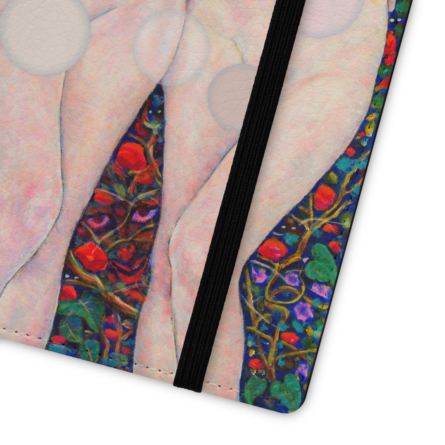 Flip Cases - Motiv: Waldnymphen, Schwarz, Seifenblasen