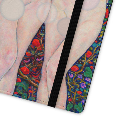 Flip Cases - Motiv: Waldnymphen, Schwarz, Seifenblasen