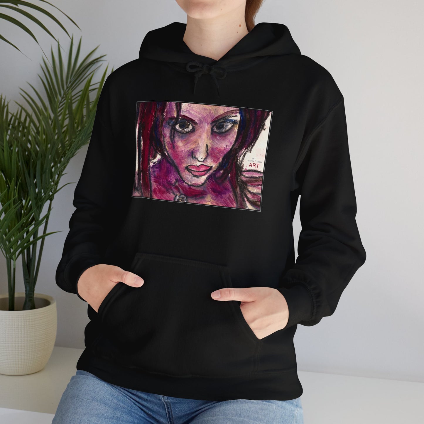 Unisex Heavy Blend™ Hooded Sweatshirt - Motiv Frontseite "Lola", H 19 cm