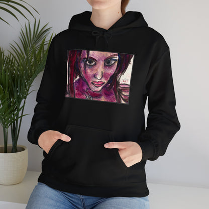 Unisex Heavy Blend™ Hooded Sweatshirt - Motiv Frontseite "Lola", H 19 cm