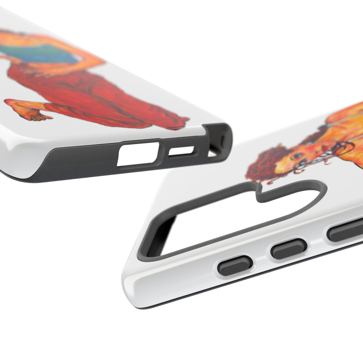 Tough Cases - Google Pixel - Samsung Galaxy - Motiv: Lea, Weiß