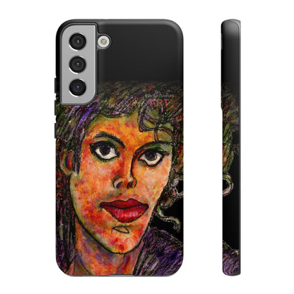 Tough Cases - Google Pixel - Samsung Galaxy - Motiv: MJ, Schwarz