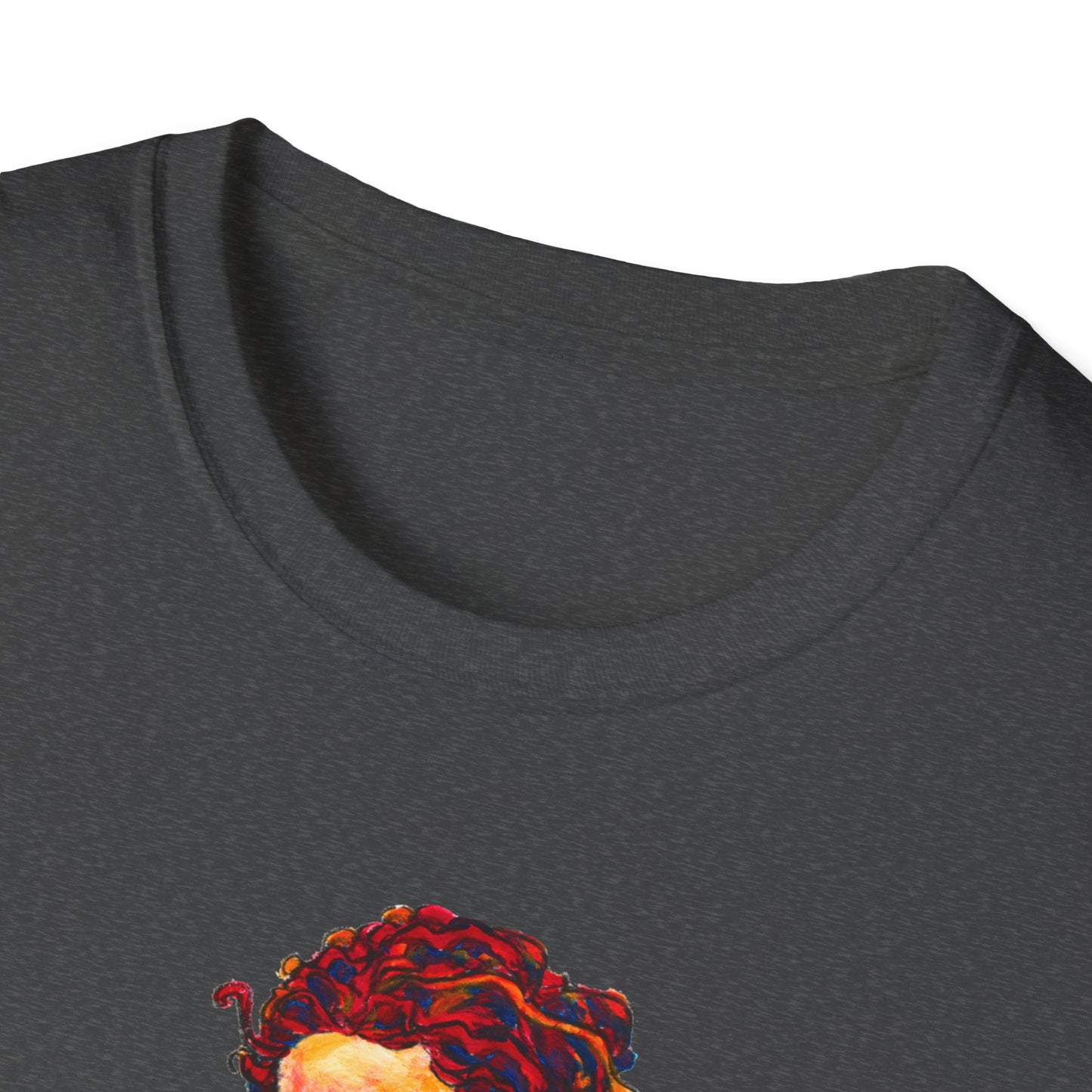 Unisex Softstyle T-Shirt - Motiv: Front Lea, H 45,2 cm