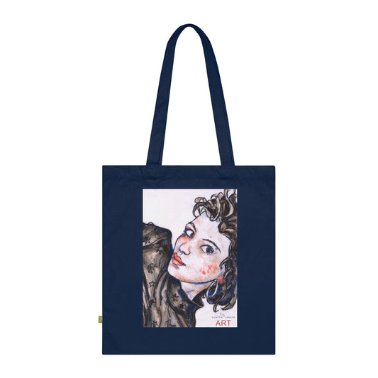 Organic Cotton Tote Bag - Motiv: Annette, einseitig bedruckt, H30 cm