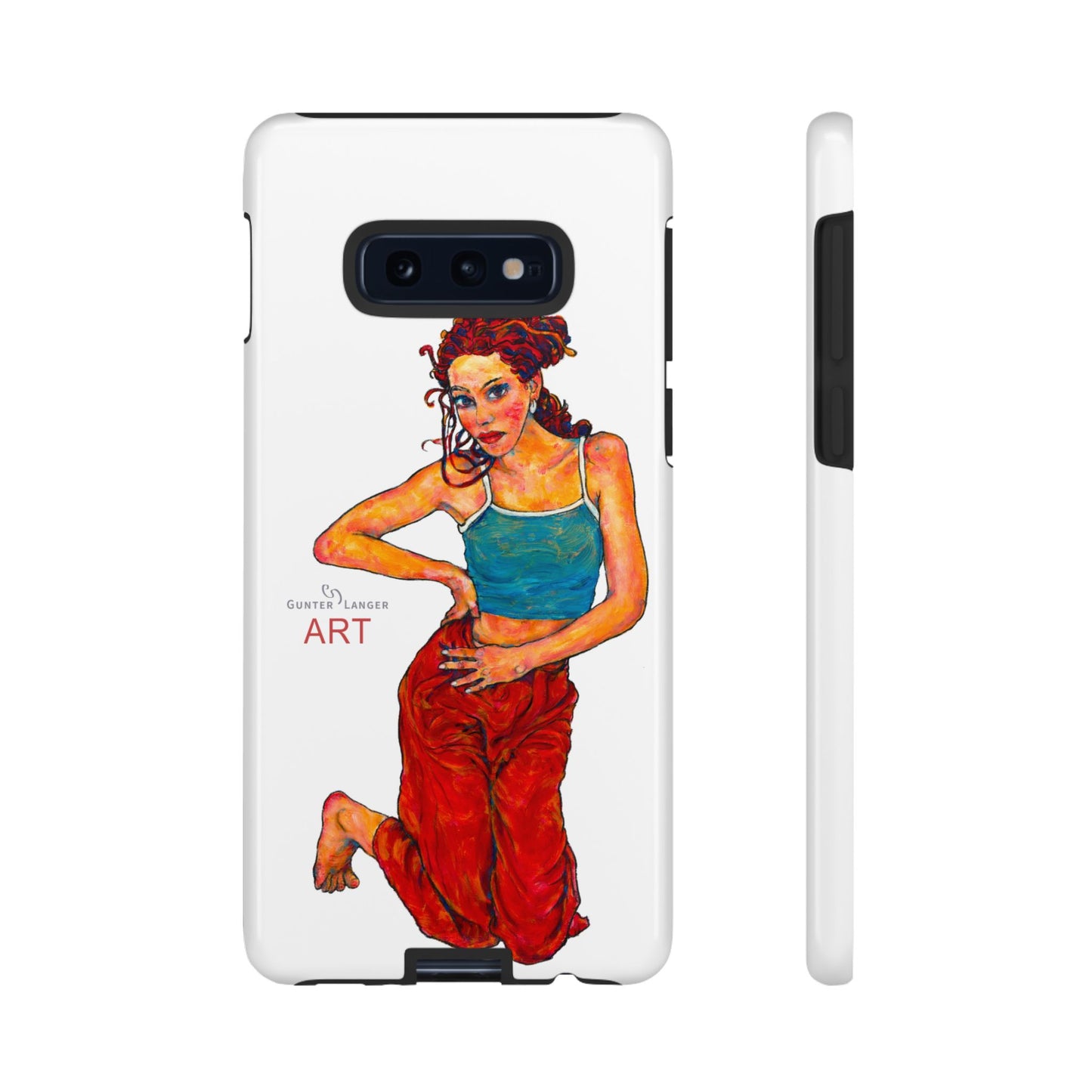 Tough Cases - Google Pixel - Samsung Galaxy - Motiv: Lea, Weiß