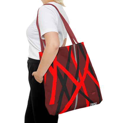 Tote Bag (AOP) - Motiv: Mikado, Rot