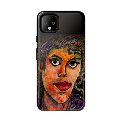 Tough Cases - Google Pixel - Samsung Galaxy - Motiv: MJ, Schwarz