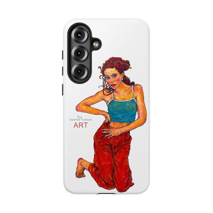 Tough Cases - Google Pixel - Samsung Galaxy - Motiv: Lea, Weiß