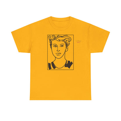 Unisex Heavy Cotton Tee  - Motiv: Front Lars, Kasten, H 33 cm