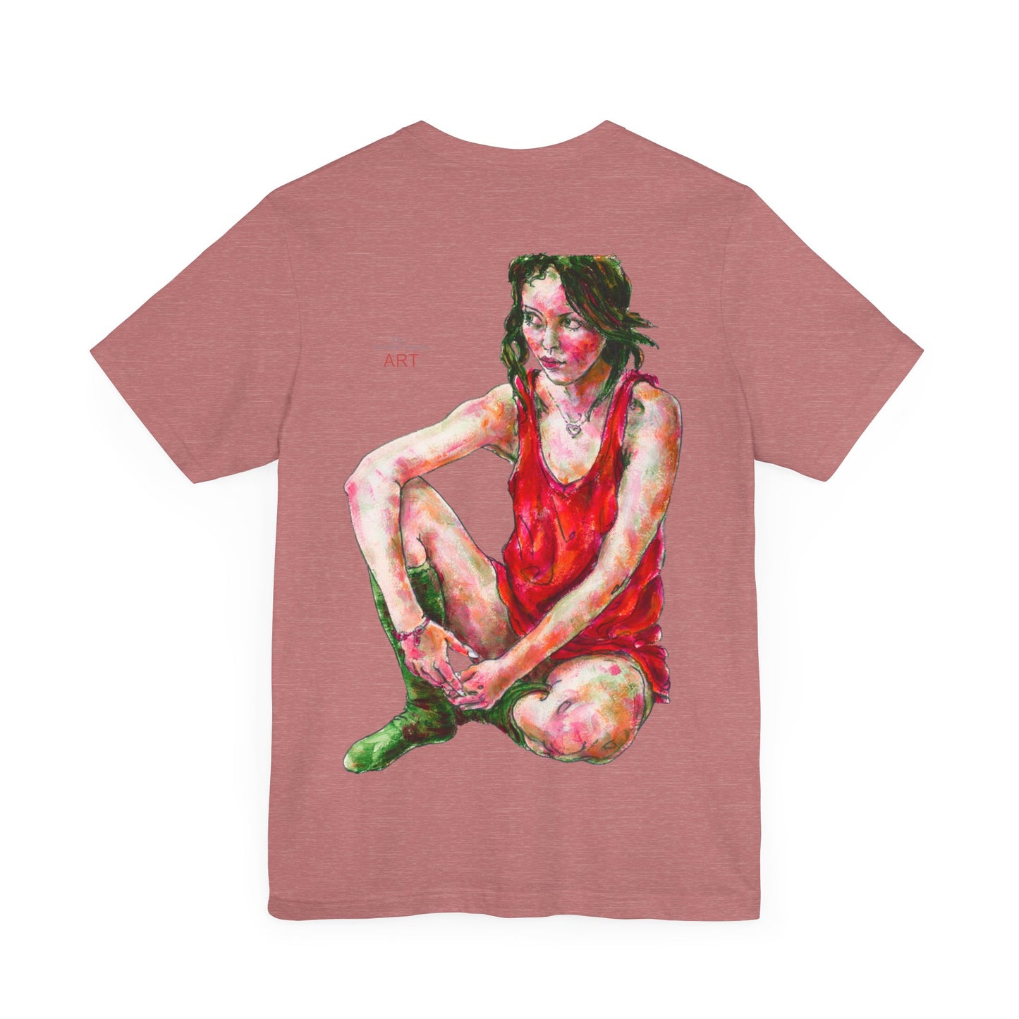 Unisex Jersey Short Sleeve Tee - Motiv: Front Alea (Ausschnitt) & Rückseite  Alea