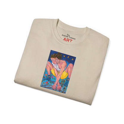 Unisex Ultra Cotton Tee - Motiv: Alva & Alva, Neck Label