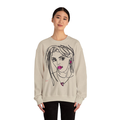Unisex Heavy Blend™ Crewneck Sweatshirt - Motiv Front Raja