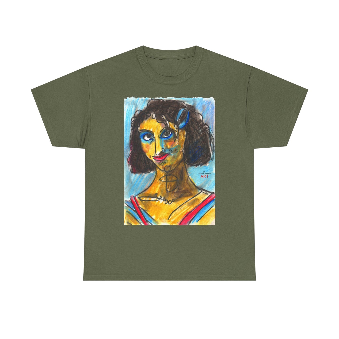 Unisex Heavy Cotton Tee - Motiv: Front Frechdax