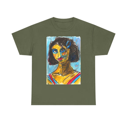Unisex Heavy Cotton Tee - Motiv: Front Frechdax