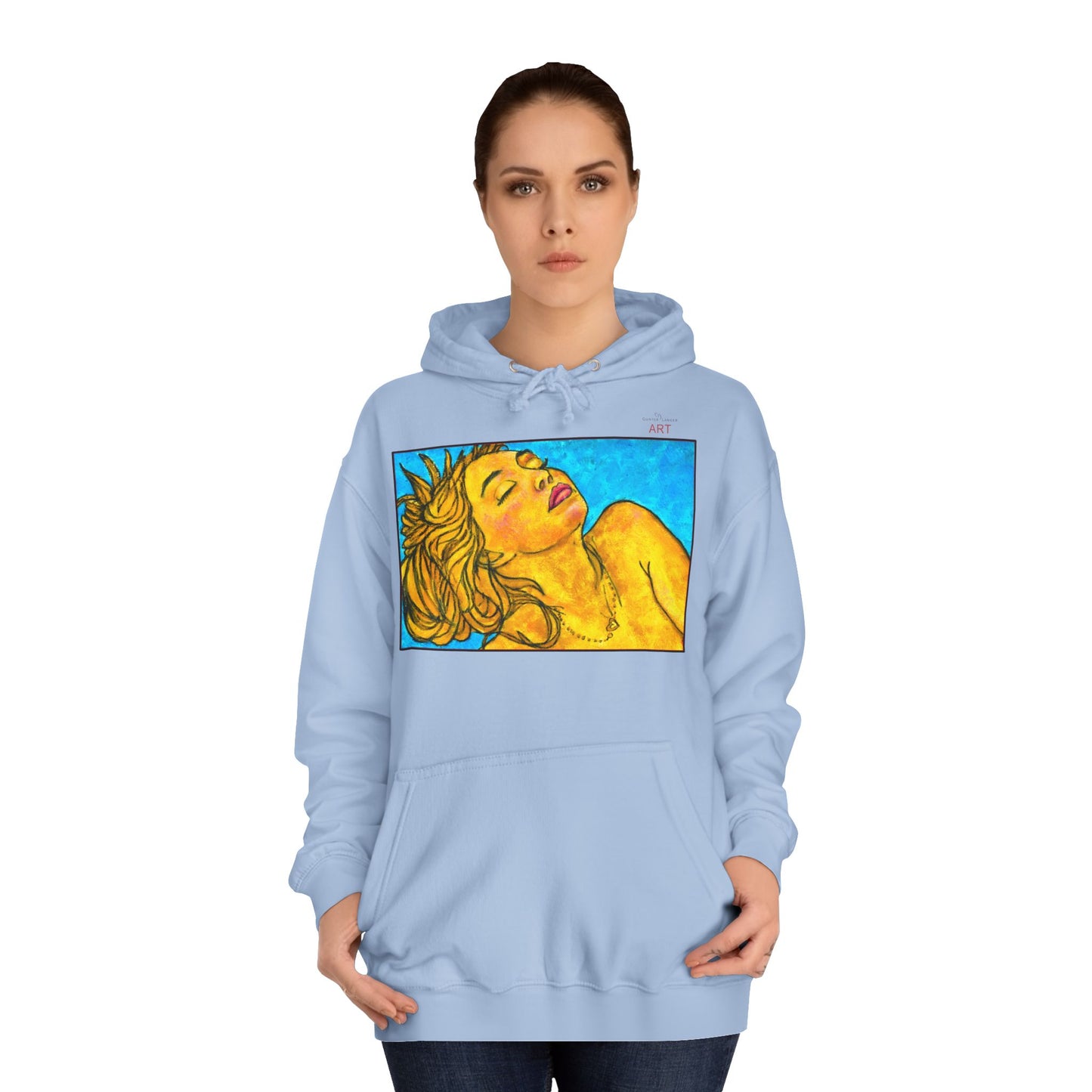 Unisex College Hoodie - Motiv: Front Fine, H 24,0 cm