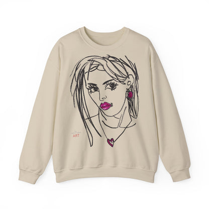 Unisex Heavy Blend™ Crewneck Sweatshirt - Motiv Front Raja