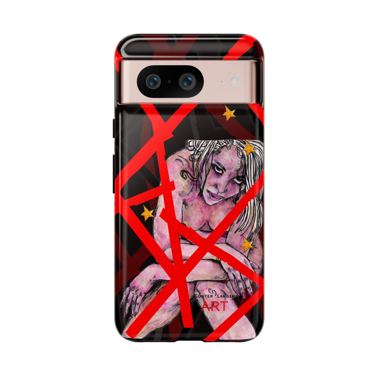 Tough Cases - Google Pixel - Samsung Galaxy - Motiv: Stella, Mikado