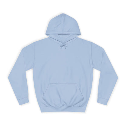 Unisex College Hoodie - Motiv: Rückseite Bei dir (gerahmt), H 49 cm