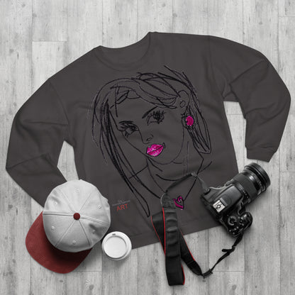 Unisex Crew Neck Sweatshirt (EU) - Motiv Front Raja, H 49 cm